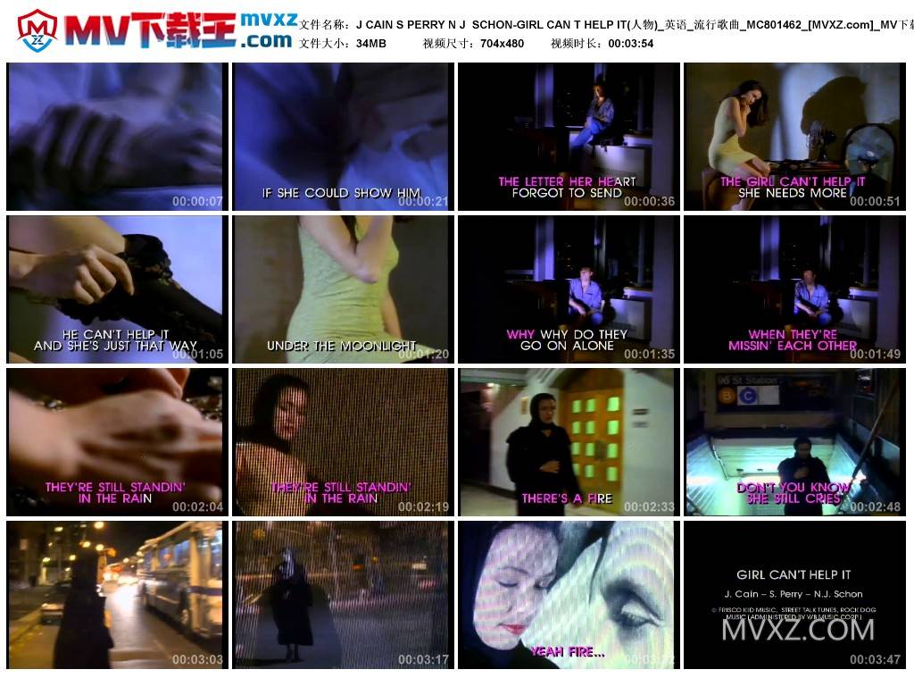 J CAIN S PERRY N J SCHON-GIRL CAN T HELP IT(人物)_英语_流行歌曲_MC801462